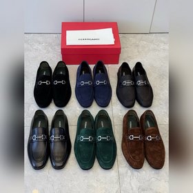 Лоферы Ferragamo Gancini с пряжкой и к