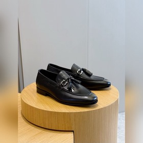 Лоферы Ferragamo Gancini с пряжкой и к