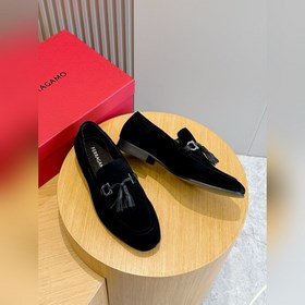 Лоферы Ferragamo Gancini с пряжкой и к