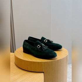 Лоферы Ferragamo Gancini с пряжкой и к
