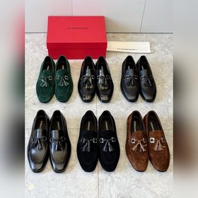 Лоферы Ferragamo Gancini с пряжкой и к