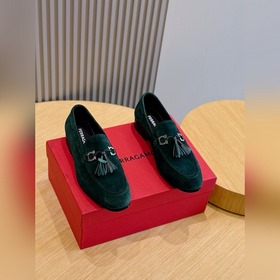 Лоферы Ferragamo Gancini с пряжкой и к