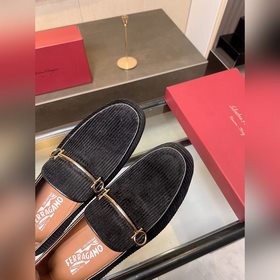 Мужские мокасины Ferragamo из кожи пре