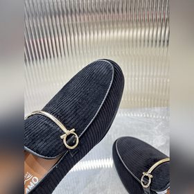 Мужские мокасины Ferragamo из кожи пре