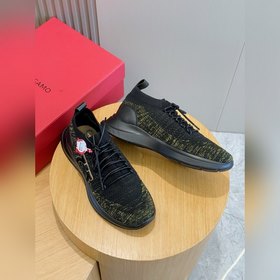 Низкие кроссовки Ferragamo Gancini Fly
