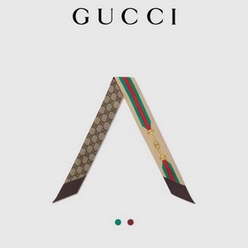 Шелковый шарф Gucci Twilly, ремень с з