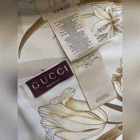 Gucci 25new Шарф из шелка с цветочным 