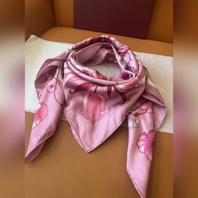 Gucci 25new Шарф из шелка с цветочным 