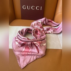 Gucci 25new Шарф из шелка с цветочным 