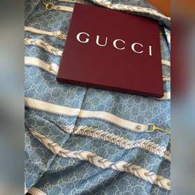 Аутентичный квадратный шарф GUCCI! Д