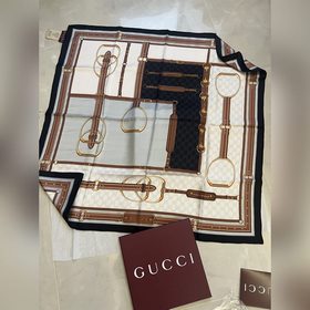 Gucci 25new Equestrian Buckle Grey and