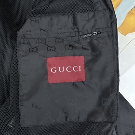 Куртка Gucci из нейлона с жаккардовым