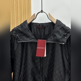 Куртка Gucci из нейлона с жаккардовым 