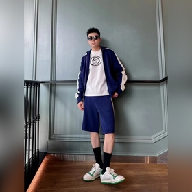 Кардиган-куртка Gucci в стиле колледжа