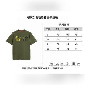 Gucci 26SS Новая футболка Regular Fit 