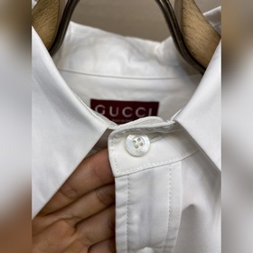 Gucci, новая белая рубашка Сложный выш