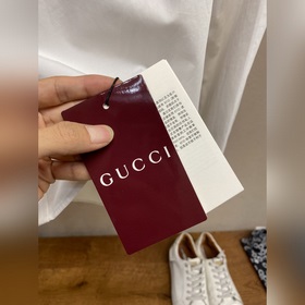 Gucci, новая белая рубашка Сложный выш