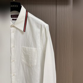 Новая рубашка Gucci 2026 SS из оксфорд