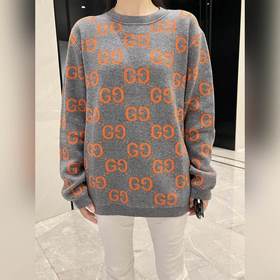 GUCCI Пуловер с жаккардовым узором GG