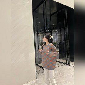 GUCCI Пуловер с жаккардовым узором GG 