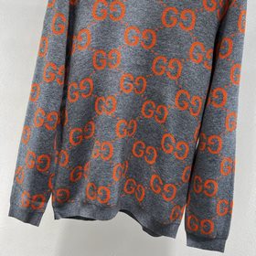 GUCCI Пуловер с жаккардовым узором GG 