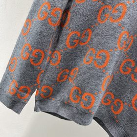 GUCCI Пуловер с жаккардовым узором GG 