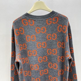 GUCCI Пуловер с жаккардовым узором GG 