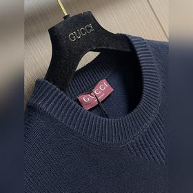 Жаккардовый шерстяной свитер Gucci с е