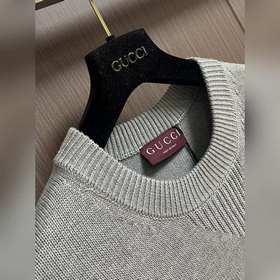 Жаккардовый шерстяной свитер Gucci с е