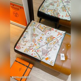Двусторонний шелк твиловой текстуры 90