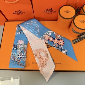 Шелковый шарф Hermès Twilly из коллекц