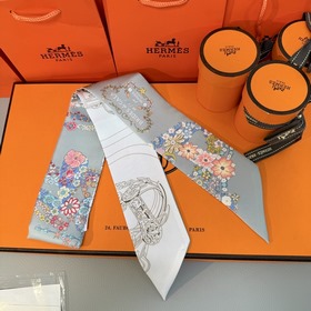 Шелковый шарф Hermès Twilly из коллекц