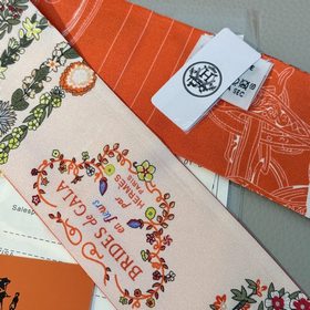 Шелковый шарф Hermès Twilly из коллекц