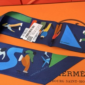 Шелковый шарф Hermès Twilly Шелковый