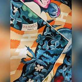 Hermès «Платок на лужайке»  Эксклюзи