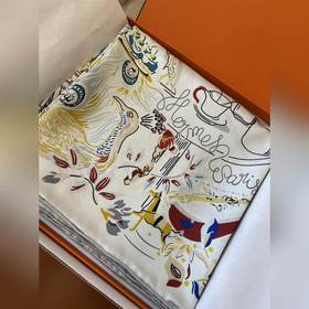 Hermès, шелковый шарф Hermès： «Волшебн