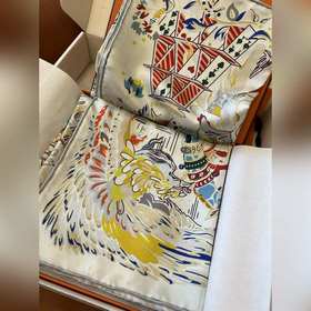 Hermès, шелковый шарф Hermès： «Волшебн