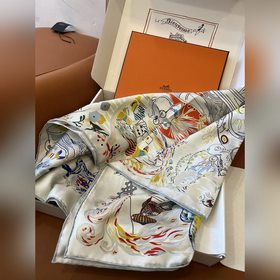 Hermès, шелковый шарф Hermès： «Волшебн