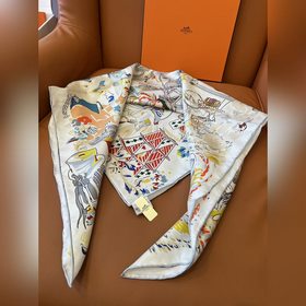 Hermès, шелковый шарф Hermès： «Волшебн
