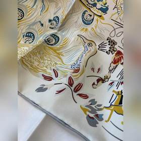 Hermès, шелковый шарф Hermès： «Волшебн