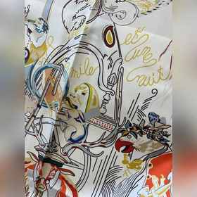 Hermès, шелковый шарф Hermès： «Волшебн