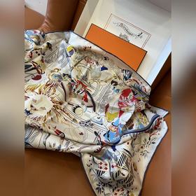 Hermès, шелковый шарф Hermès： «Волшебн