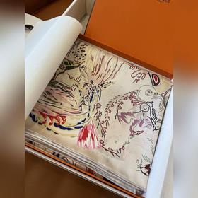 Hermès, шелковый шарф Hermès： «Волшебн
