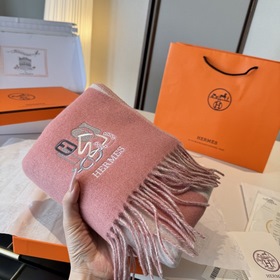 Двусторонний шарф Hermès. Классический