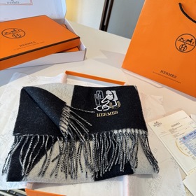 Двусторонний шарф Hermès. Классический
