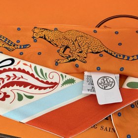 Шарф Hermès Cheetah Bandana Twilly из 