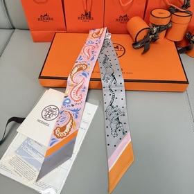 Шарф Hermès Cheetah Bandana Twilly из 