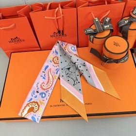 Шарф Hermès Cheetah Bandana Twilly из 