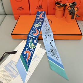 Шарф Hermès Cheetah Bandana Twilly из 
