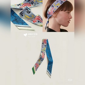 Шарф Hermès Cheetah Bandana Twilly из